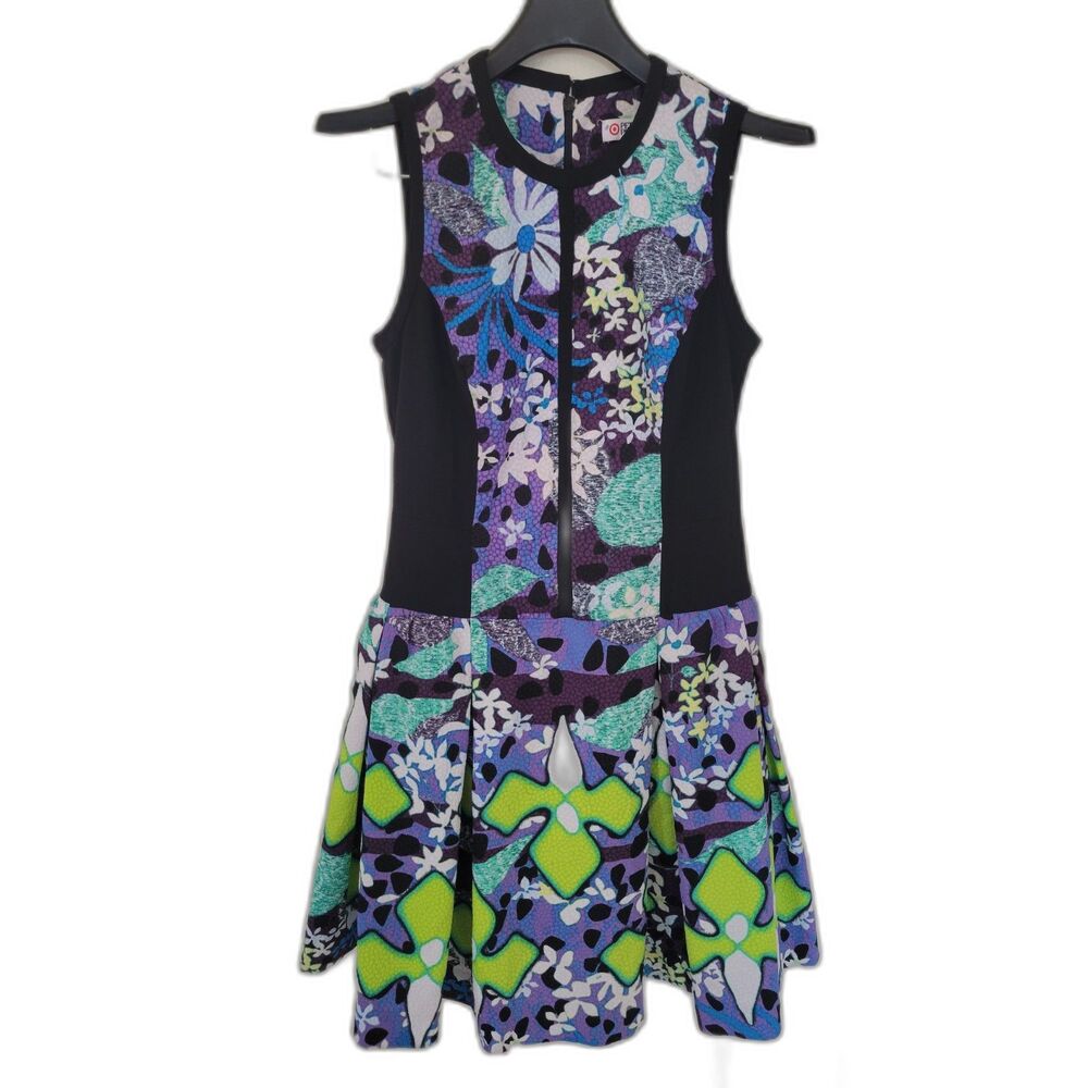 Peter Pilotto x Target Multicolor Sleeveless Fit Flare Dress